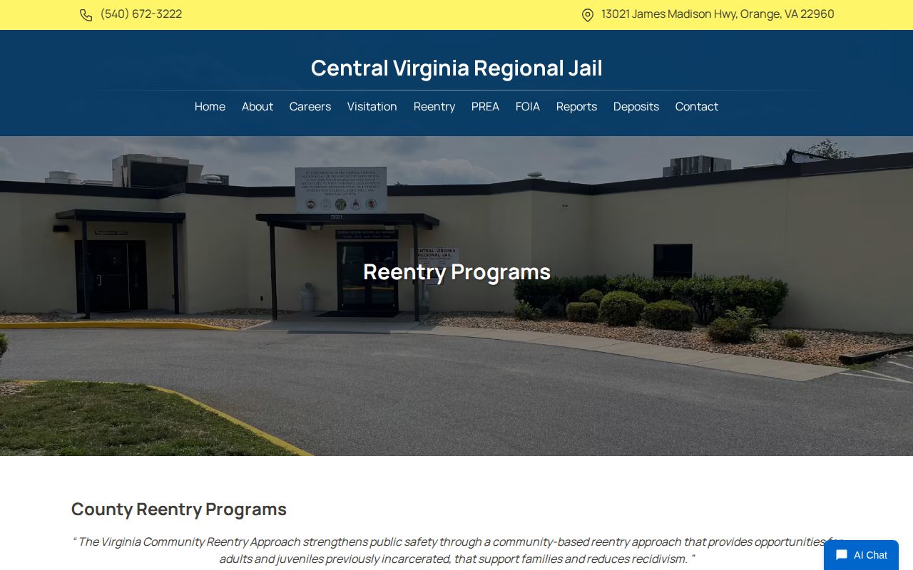 Louisa Reentry Council resources after a Louisa County release